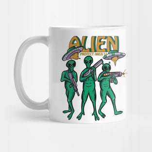 Alien Protect Area 51 Mug